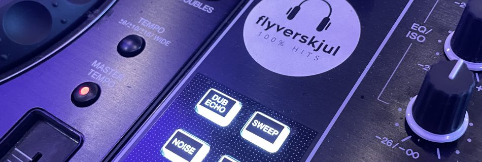 Flyverskjul Dj pult